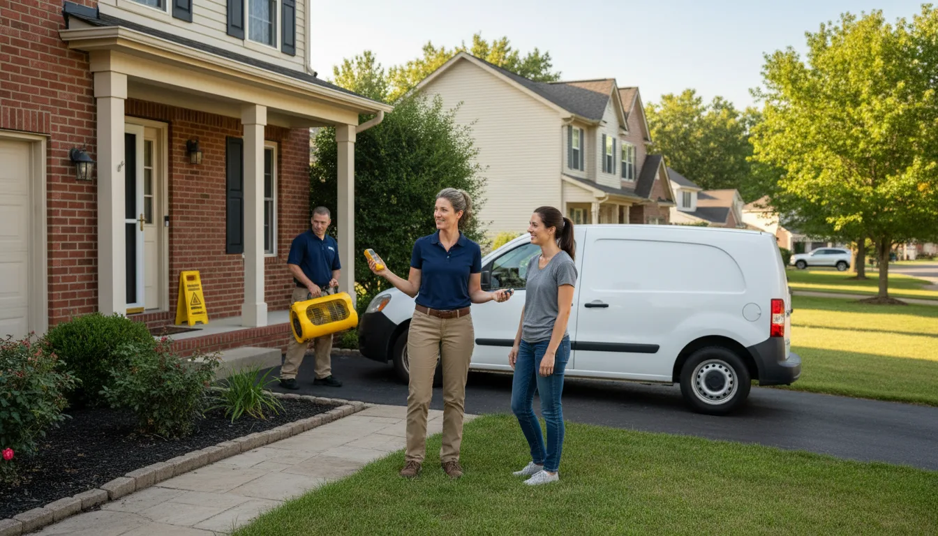 Residential water damage restoration in Tendoy, ID